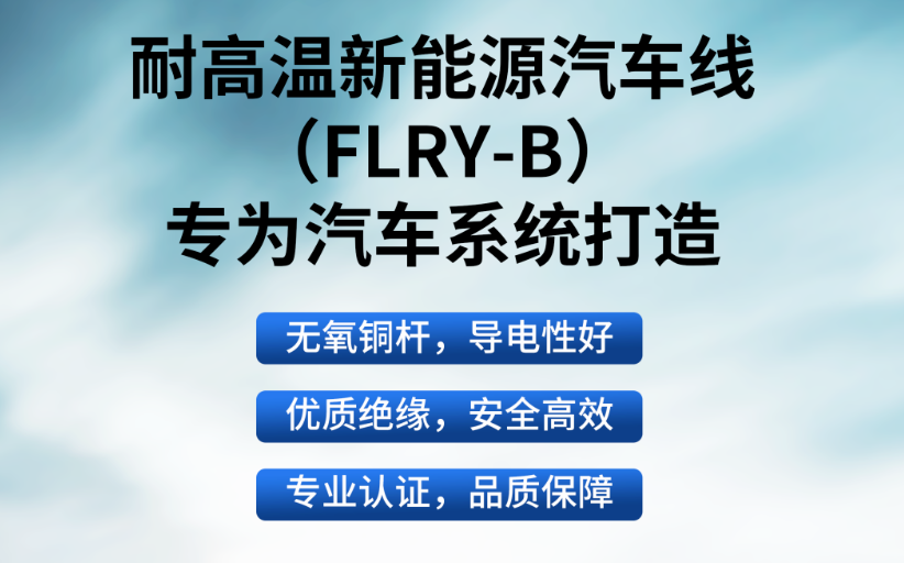 一分钟了解丨耐高温新能源汽车线